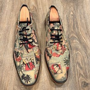 Steve Madden Mens Pop Art Shoes Size 12